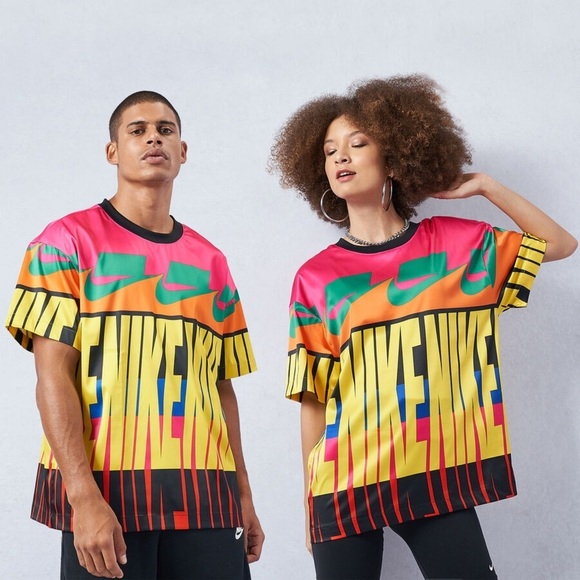 Nike Allover Print Colorful Top Small - Picture 10 of 10